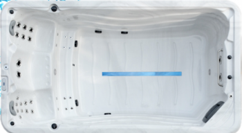 Spas de nage mono-bassin moins de 5m - Spa de nage sportif AS44-2P